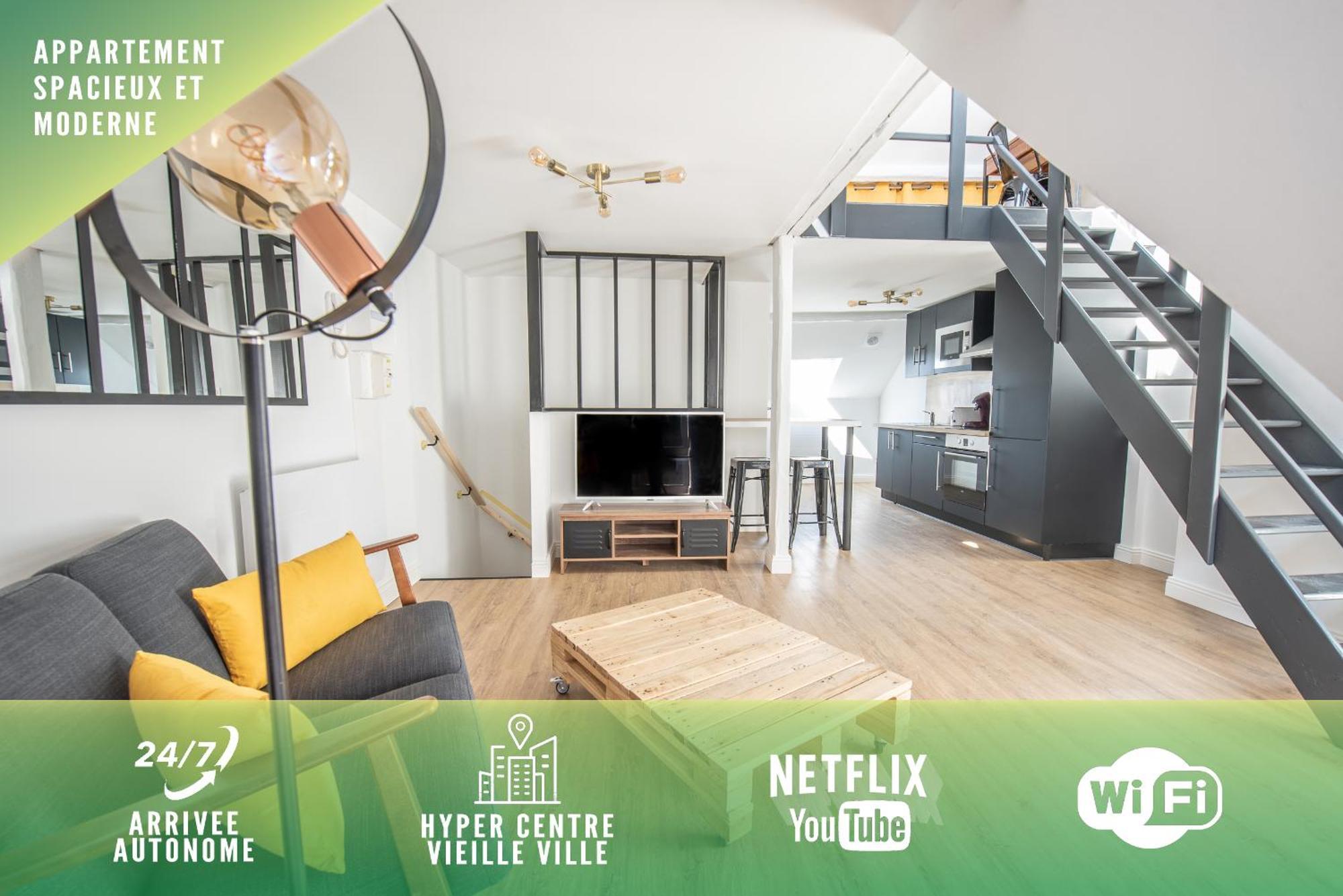 Au Nouveau Boulonnais - 4 Appartements Charmants Pour Couples, Familles Et Groupe D'Amis, Vieille Ville Et Centre Ville De Boulogne Sur Mer エクステリア 写真
